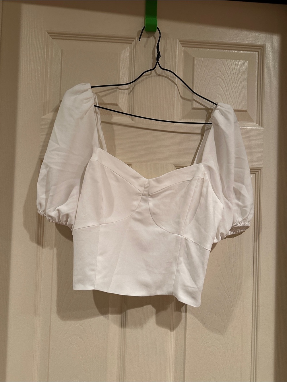 Violets and Roses Sweetheart Crop Top